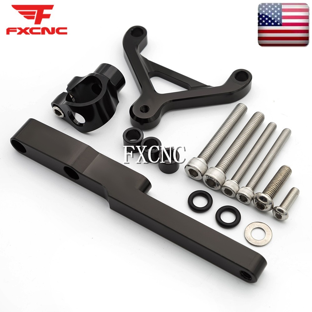 Steering Damper Stabilizer & Mount Support Bracket For Honda CB1000R 2008-2017