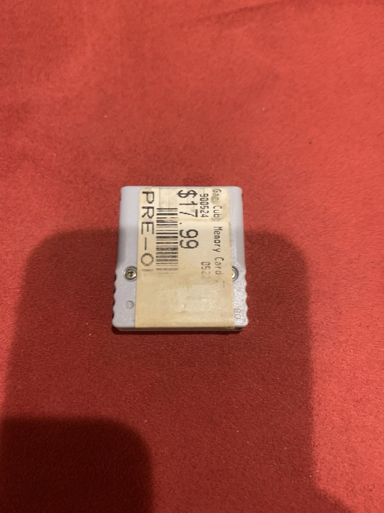 Official Nintendo Gamecube Memory Card 59 Blocks DOL-008 Genuine Grey