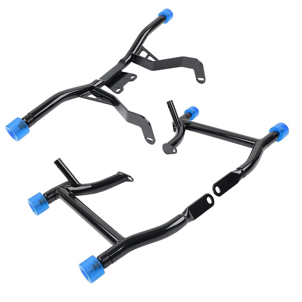 Saddlebag Protector Front Engine Crash Bar For Harley Road Glide 14-24 Blue