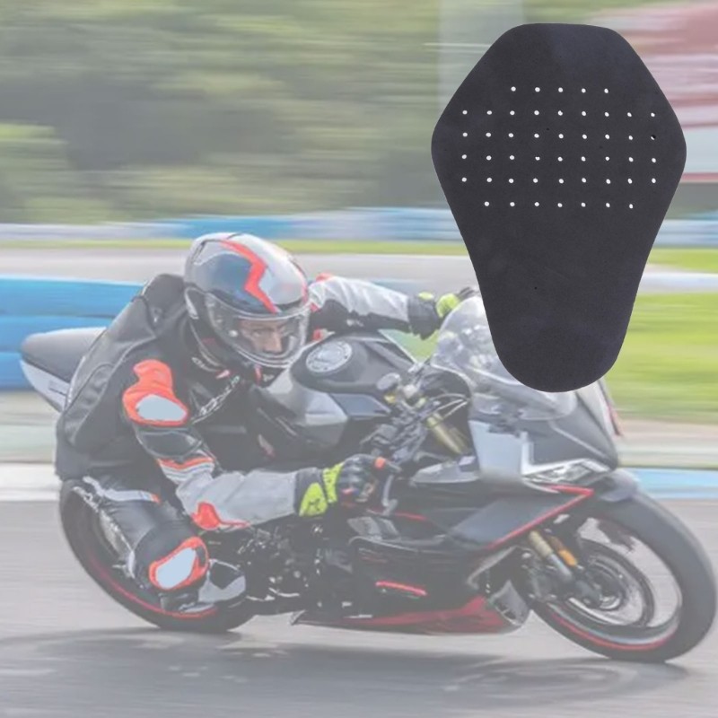 Motorcycle Back Protector Pad Impact Protection Lightweight Breathable Spine