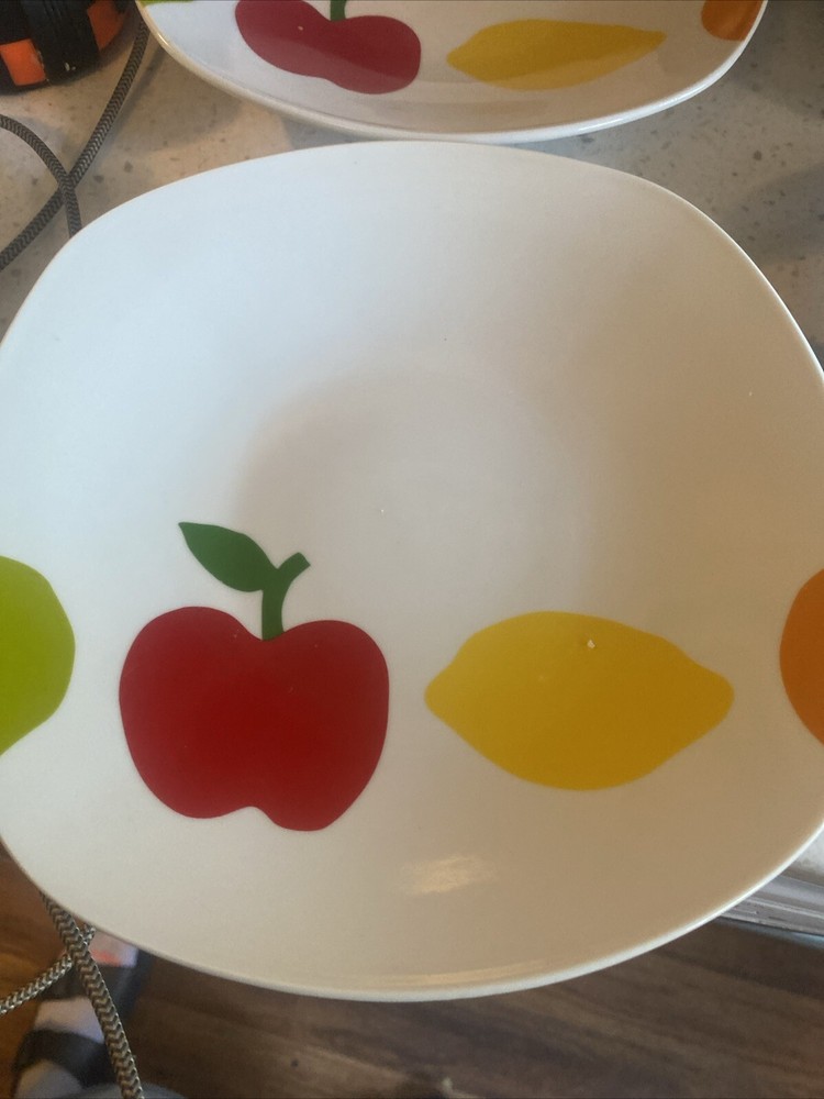 Essential Homes Fruit 12 Pc Mug Plate Bowl Dish Set