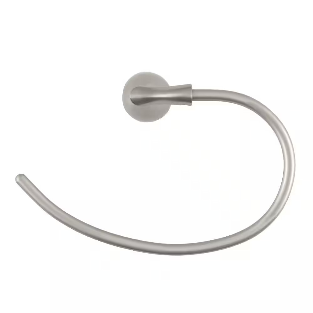 Edgewood Towel Ring in Brushed Nickel