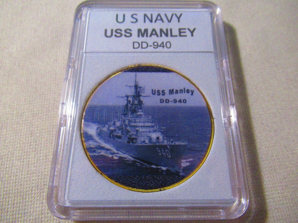 US NAVY - USS Manley DD-940 Challenge Coin