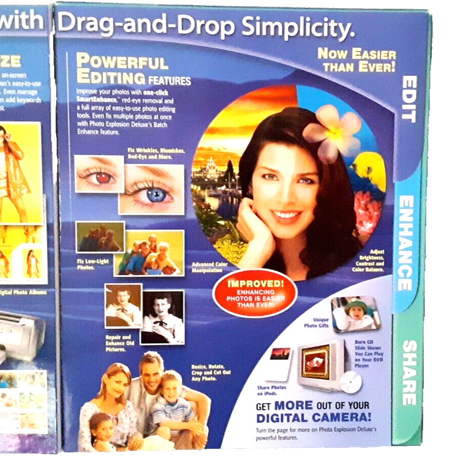 Nova Photo Explosion Deluxe Vers 3 Complete Digital Photo Studio 4 Disk & Manual