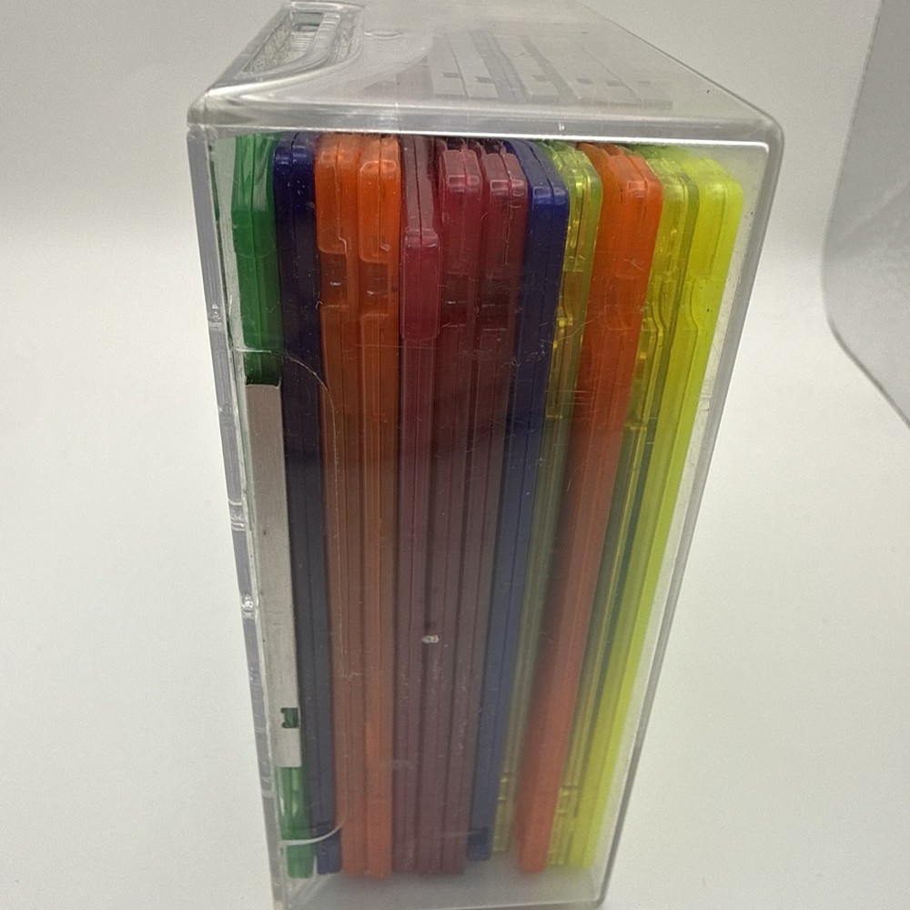 Imation Neon Diskettes 1.44 MB IBM Formatted 2HD Floppy Disks 12 Pack Open Box