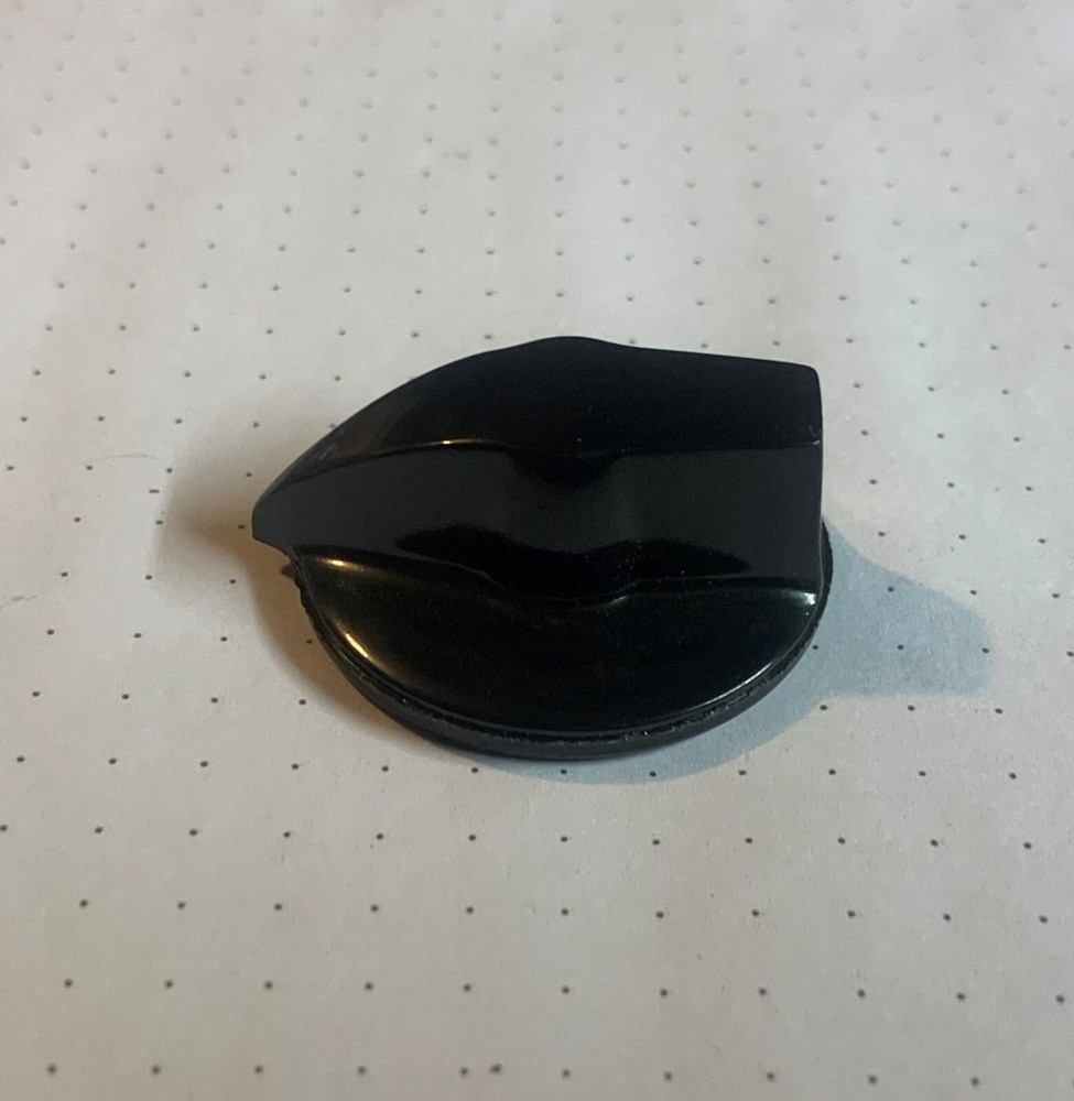 Black Indicator Control Knob, 2 Set Screws, Rogan Brothers