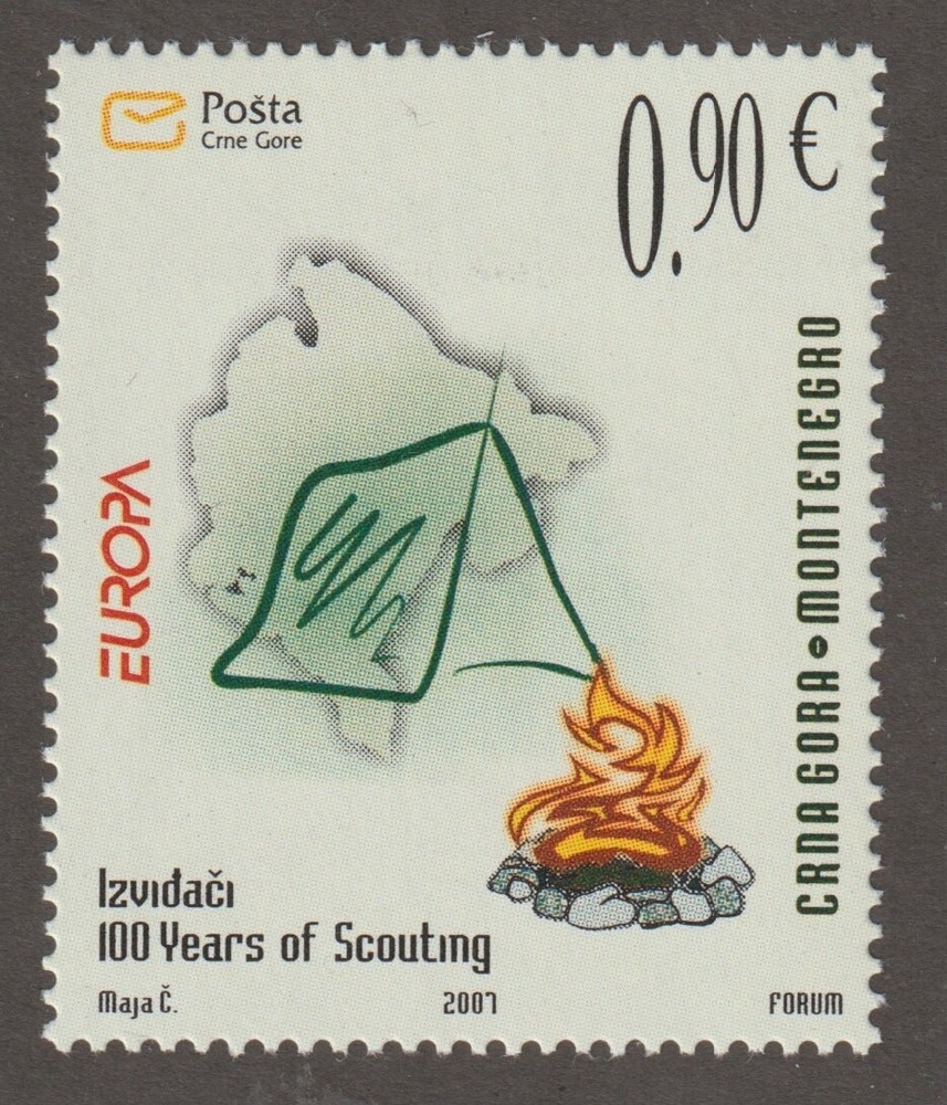 Montenegro 2007 #157-58 Europa Issue (Scouting Centenary) - MNH
