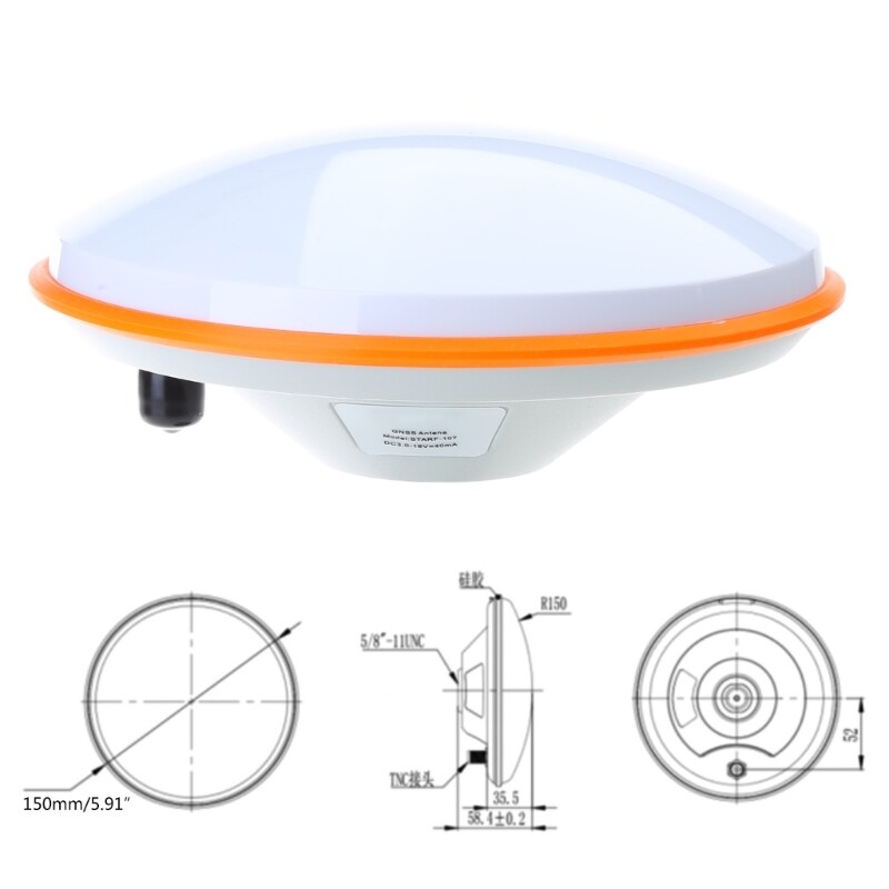 High Precisions GNSS Differential RTK Mapping Mushroom Head Positioning