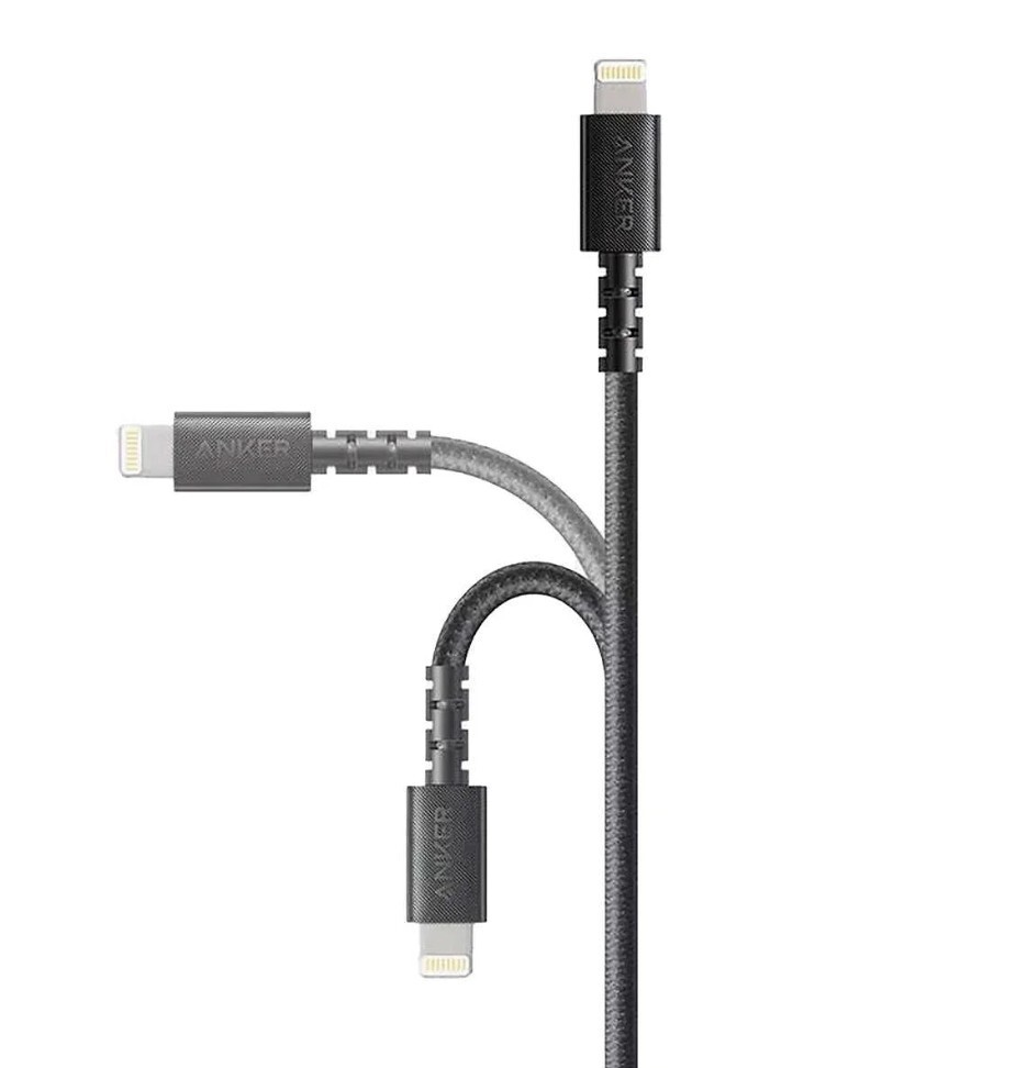 Anker PowerLine Select+ 2 USB-C & 2 USB-A LIghtn. Cables Black/White MFi-Certifi