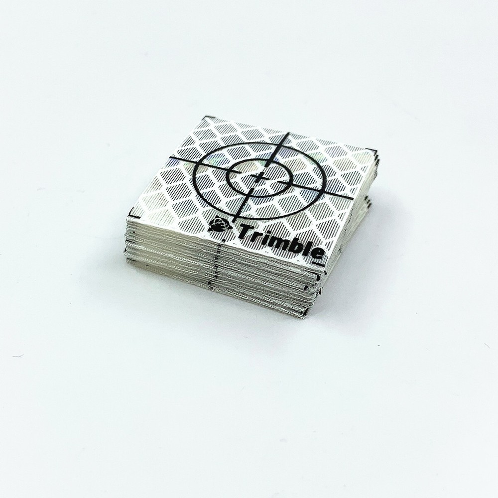 New 100PCS Trimble Reflector Sheet 30x30mm Reflective Tape Target