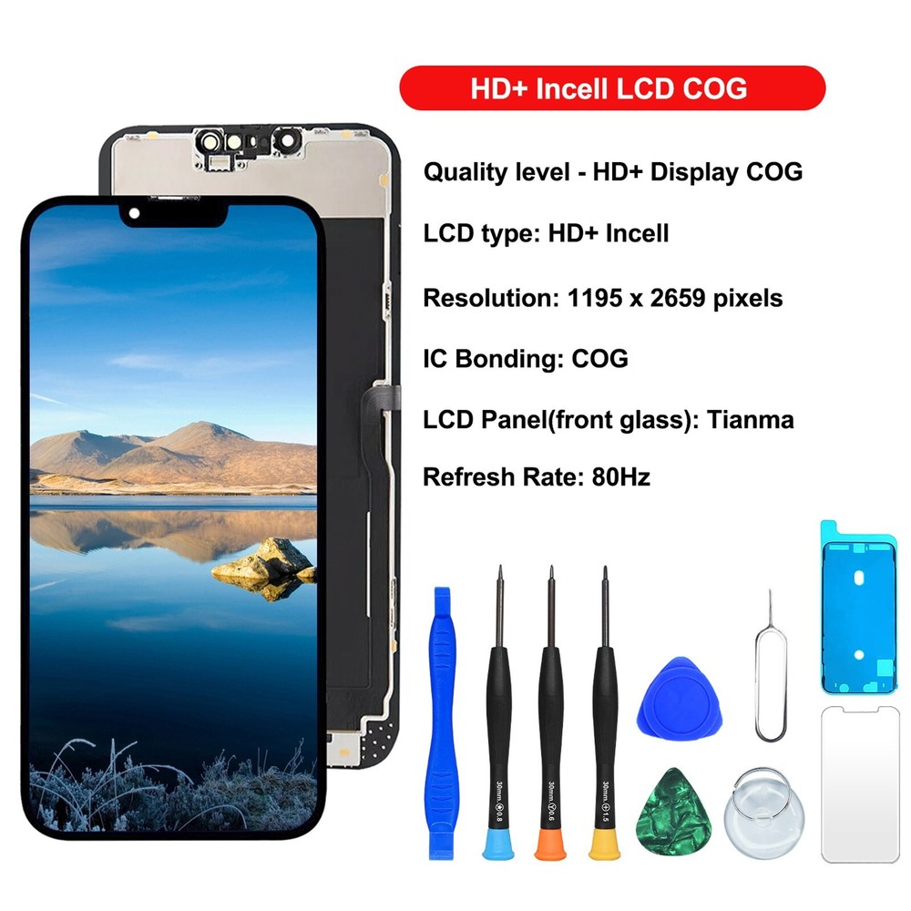 Screen Replacement For iPhone 13 Pro Max LCD Display Touch Digitizer Repair Kit