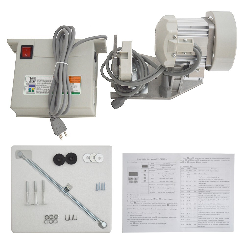 Small Mute Split Type Sewing Machine Permanent Magnet Brushless Servo Motor