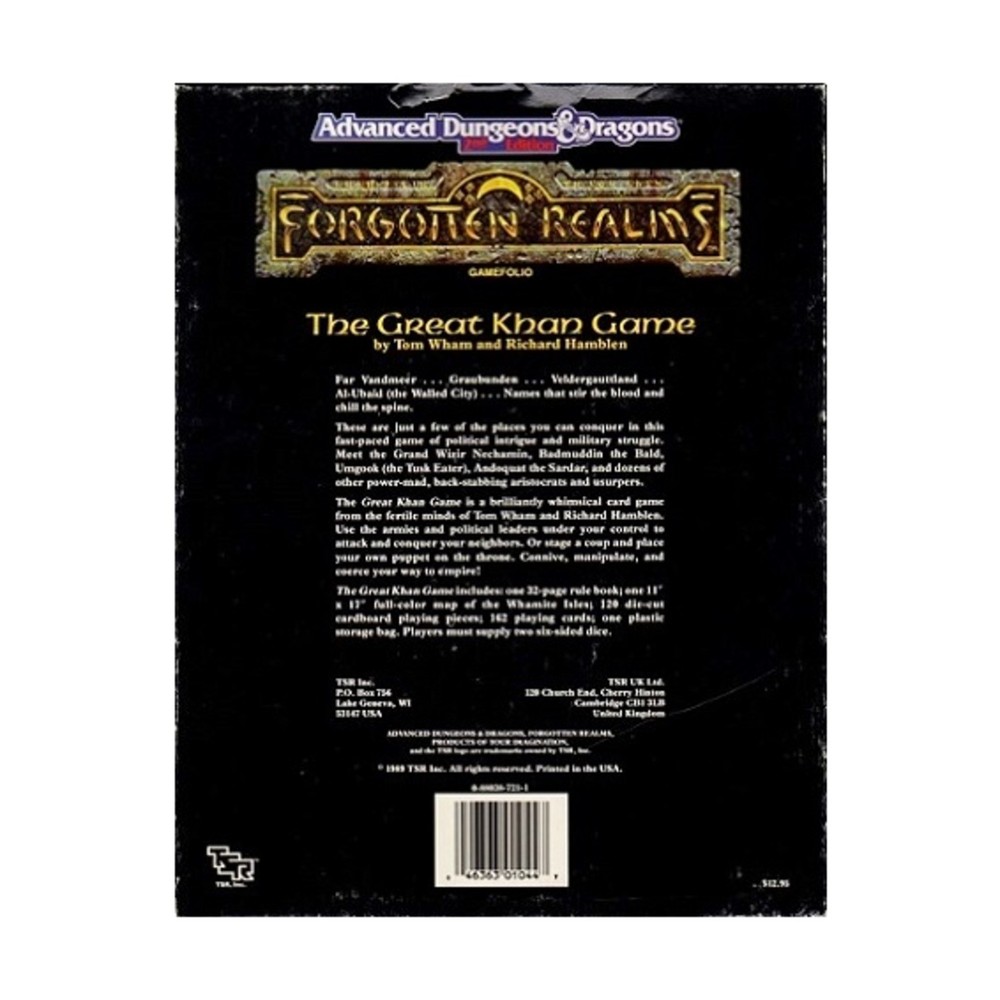 TSR Forgotten Realms Misc Great Khan Game Box Fair+
