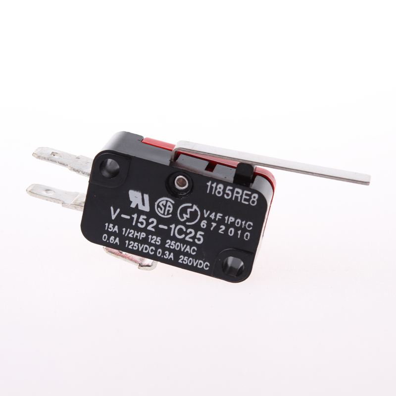 10 Pcs AC/DC 125V 250V Long Straight Hinge Lever Micro Limit Switch
