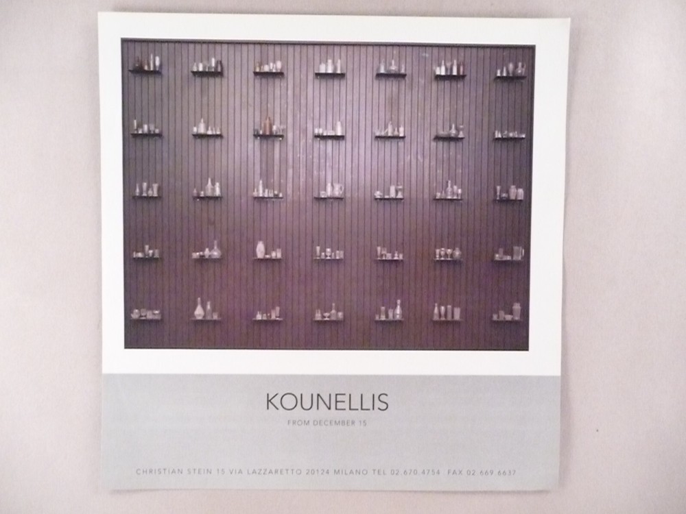 Kounellis MAGAZINE AD - 1995
