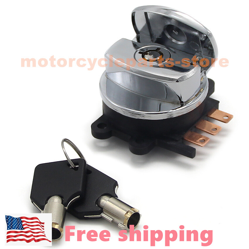 For Harley Davidson Ignition Switch Keys FLSTC HERITAGE SOFTAIL CLASSIC 1996-09