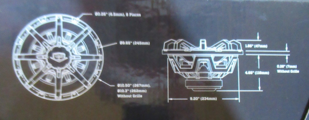 JENSEN DUBw10 DUB EDITION 10" SUBWOOFER