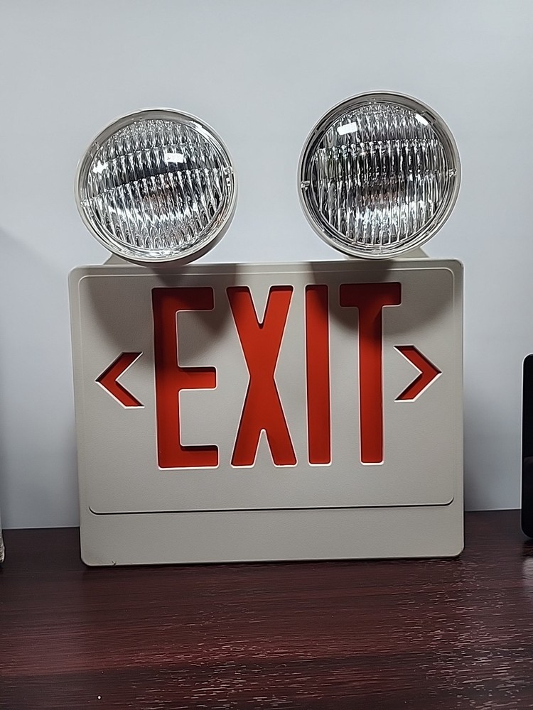 Juno NaviLite Exit And Emergency Lighting LED Combo In White 120/277 VAC