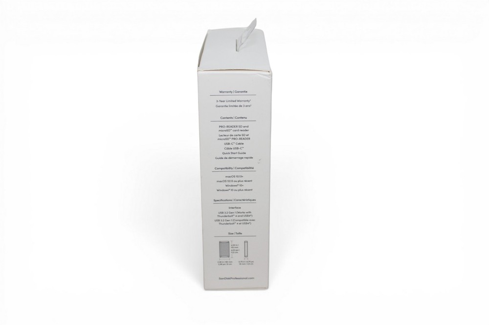 SanDisk Professional PRO-READER SD & MicroSD Reader USB C Works W Pro Dock 4