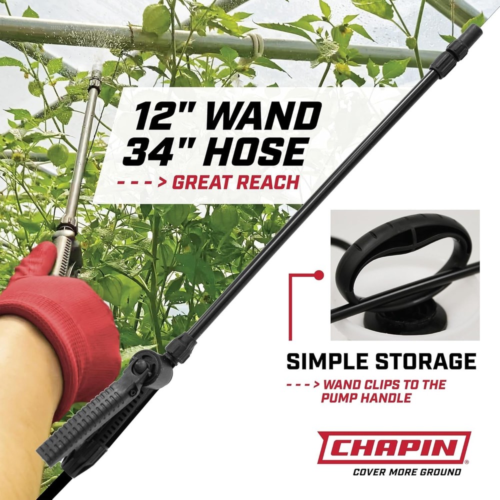 Chapin 20006 3-Gallon Pump Sprayer: Ergonomic & Versatile Lawn Care Solution