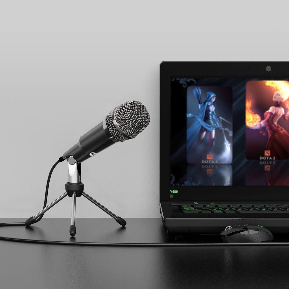 USB Condenser Microphone K668 Plug & Play for PC/Mac US