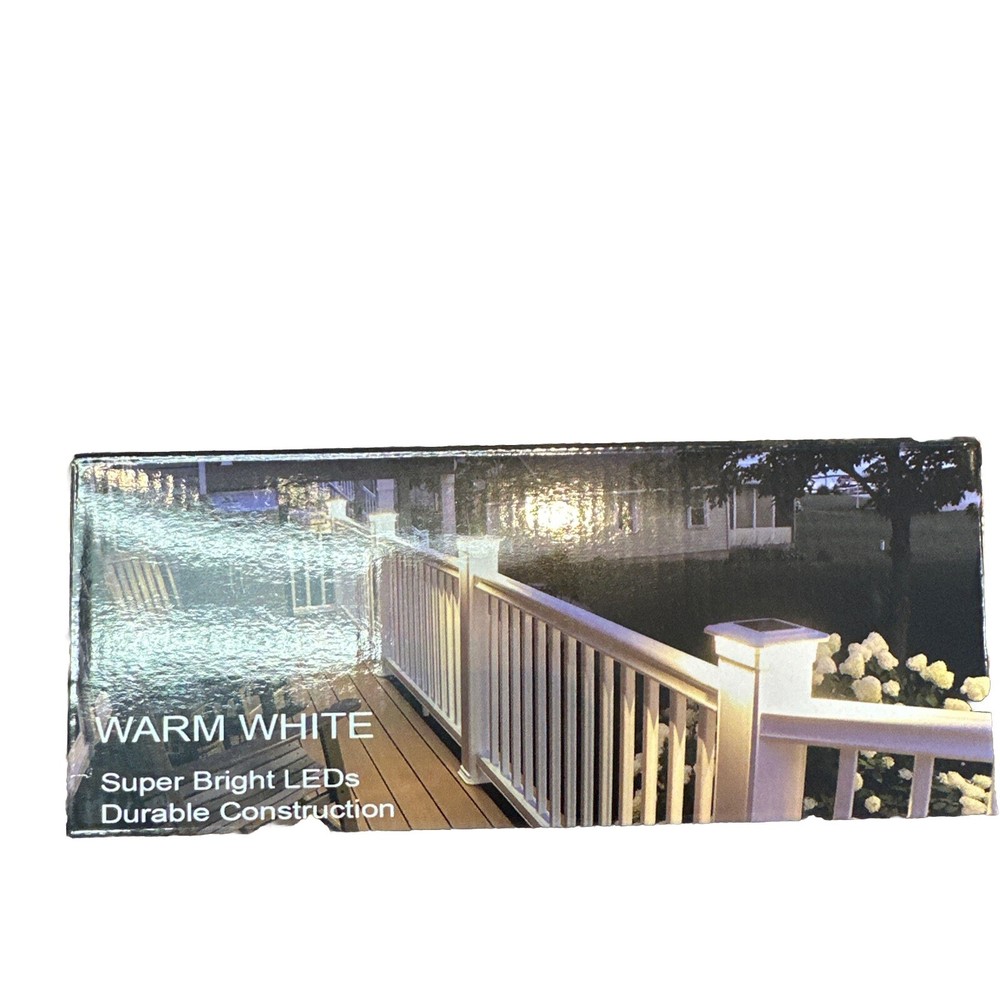 Ultra Bright Solar Post Cap