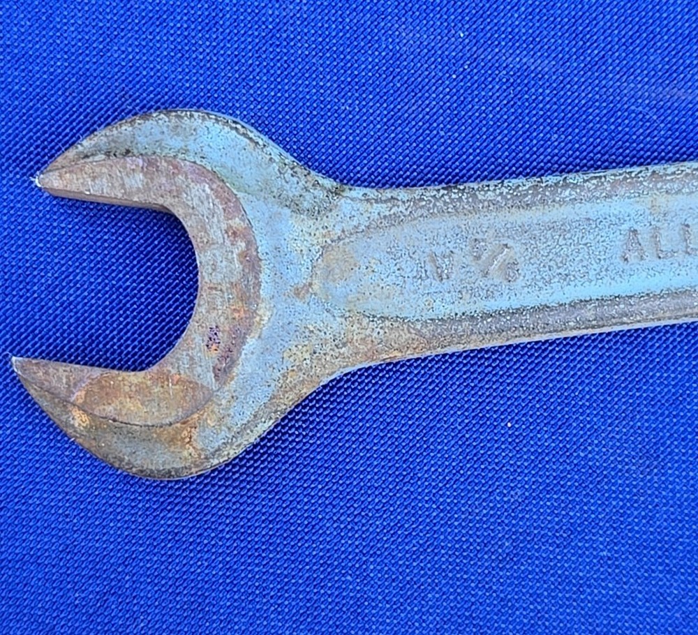 Vintage HIT - 17mm Offset Handle Open End Wrench Mechanic Tool West Germany