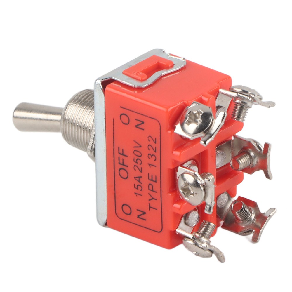 2 Pcs 250V 15A DC Motor Switch 3 Position Forward - Stop - Reverse Toggle Switch