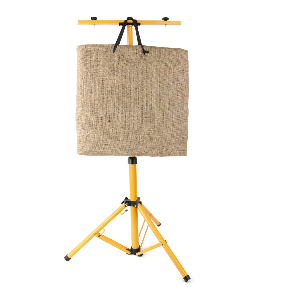 Archery Triangular Folding Target Stand Iron Adjustable Tripod Shooting Hunting