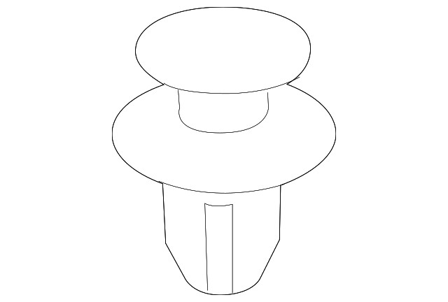Genuine Audi Pkg Tray Trim Retainer 703-883-932