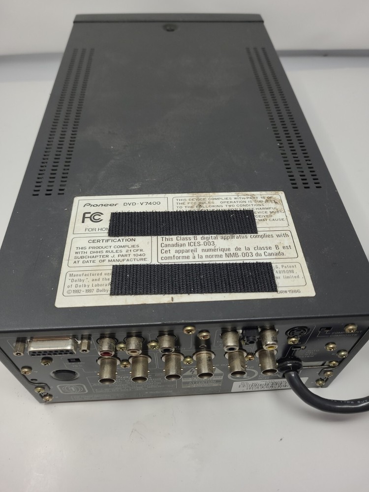 Pioneer DVD/CD Player DVD-V7400