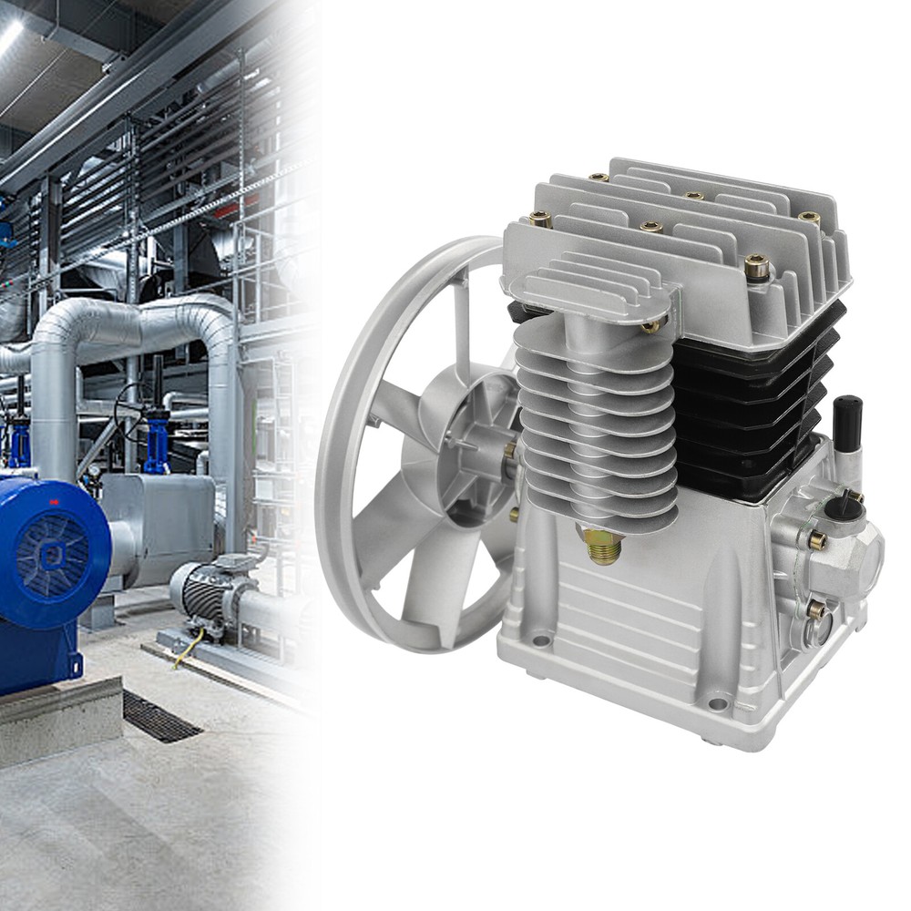 Air Compressor Pump Head Single Stage Twin Cylinder Air Compressor Pump Head