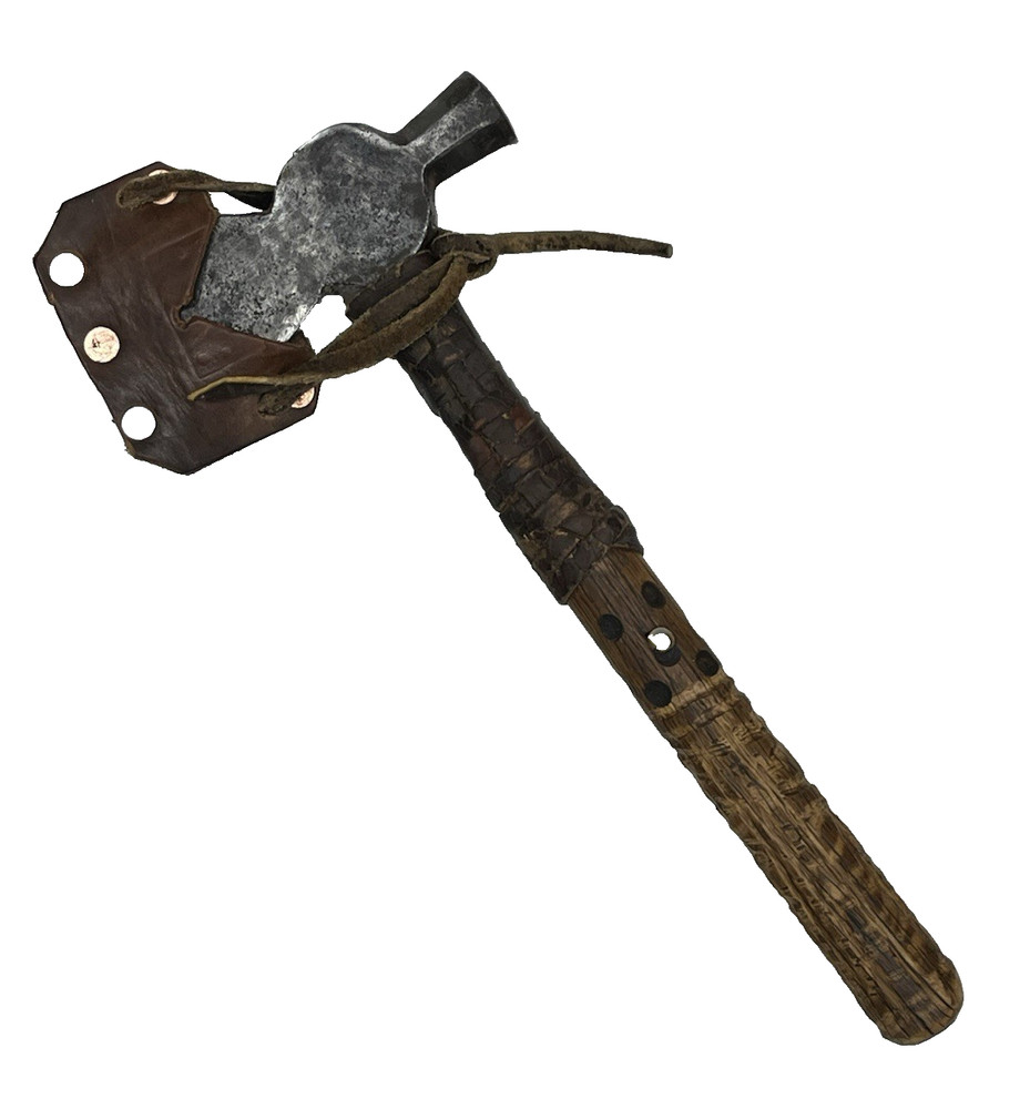 Mountain Man Tomahawk Axe with Leather Sheath Vintage Tomahawk