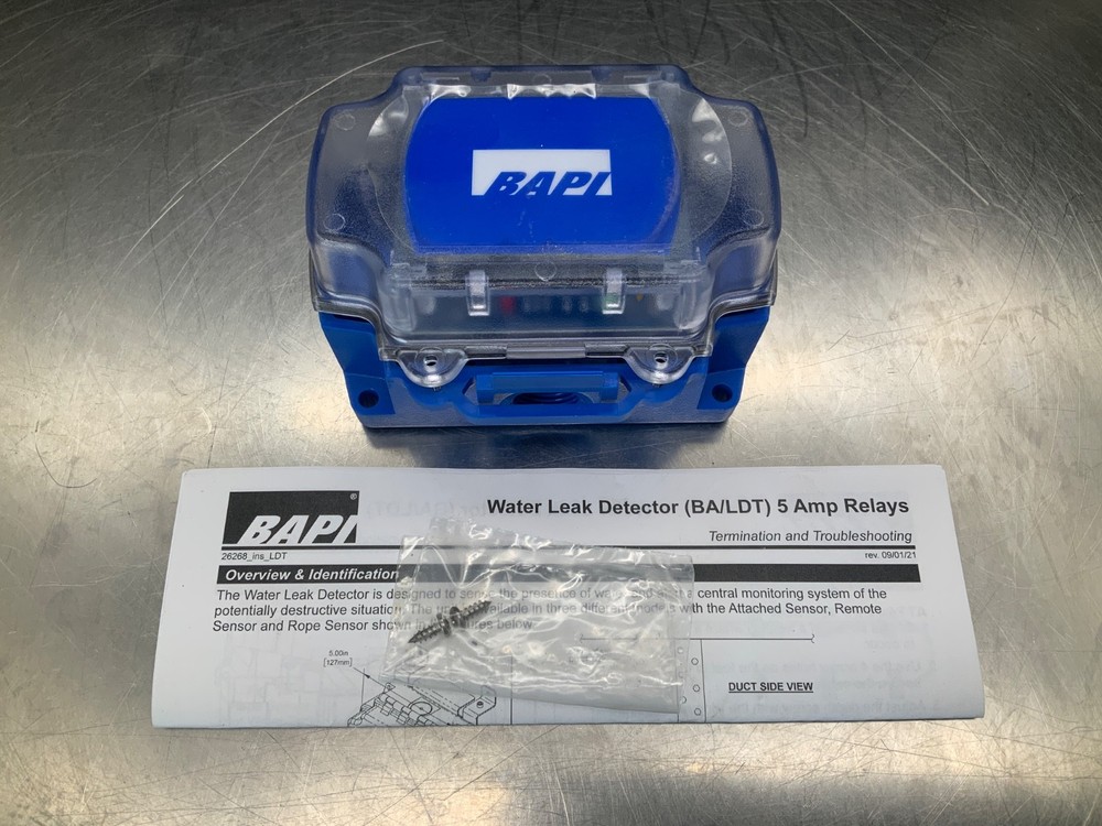 BAPI BA/LDT#-RR50-BB Water Leak Detector 5 amp relays