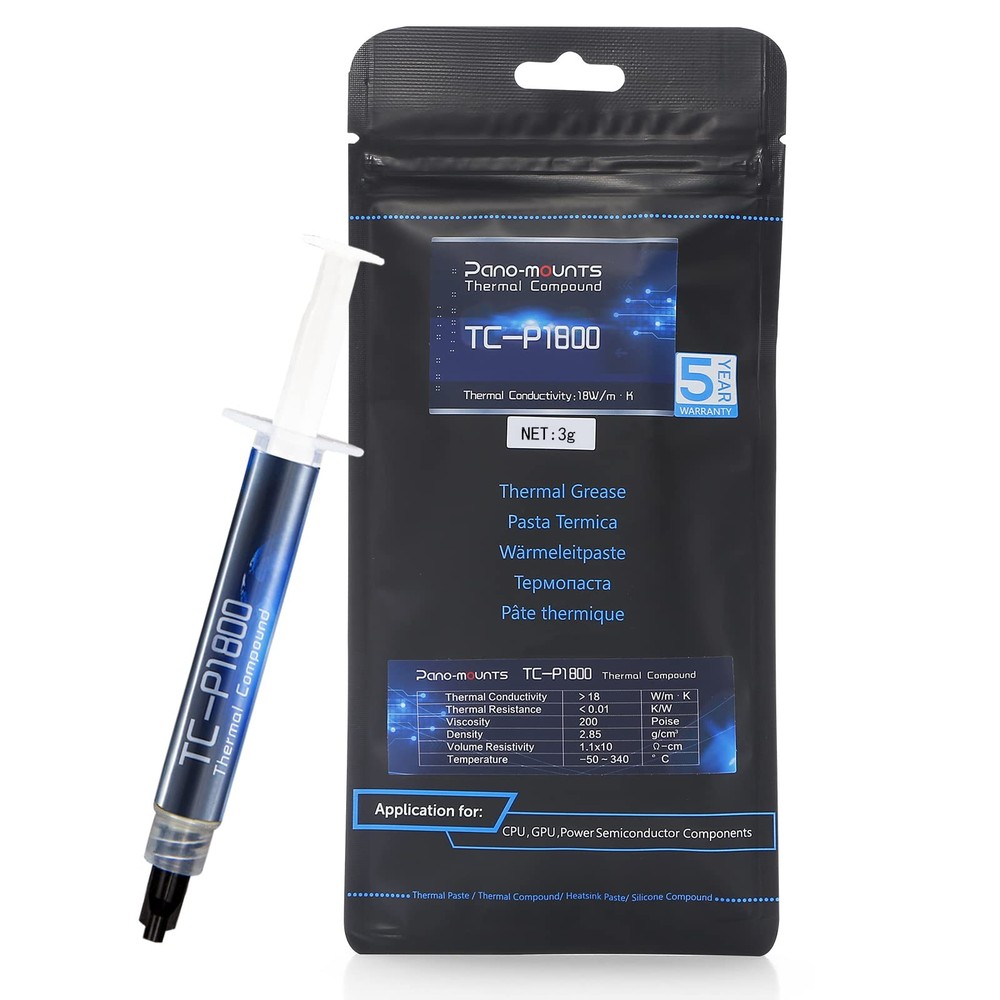Thermal Compound Paste 18W/mâ€¢K 3g High Performance Aquastat Thermal Paste CPU