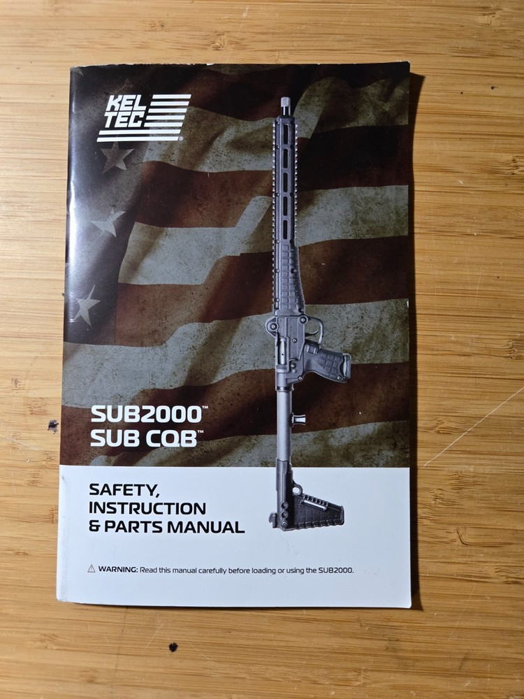 Keltec Sub2000 CQB Owner's Manual (Slight Cover Damage)