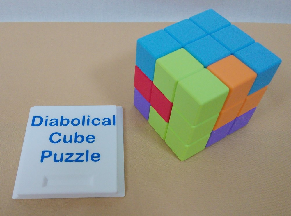 3-D Printed Diabolical Cube Puzzle