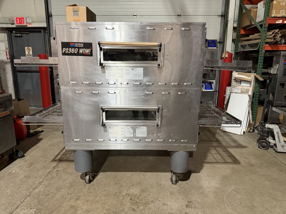Middleby Marshall PS360g Wow 2! Conveyor Pizza Ovens Double Stack