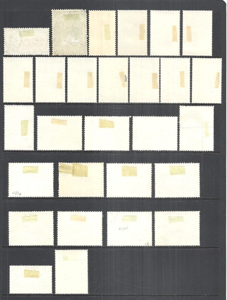 BERMUDA & BARBADOS VARIOUS MINT HINGED & USED ISSUES 1961 - 1962