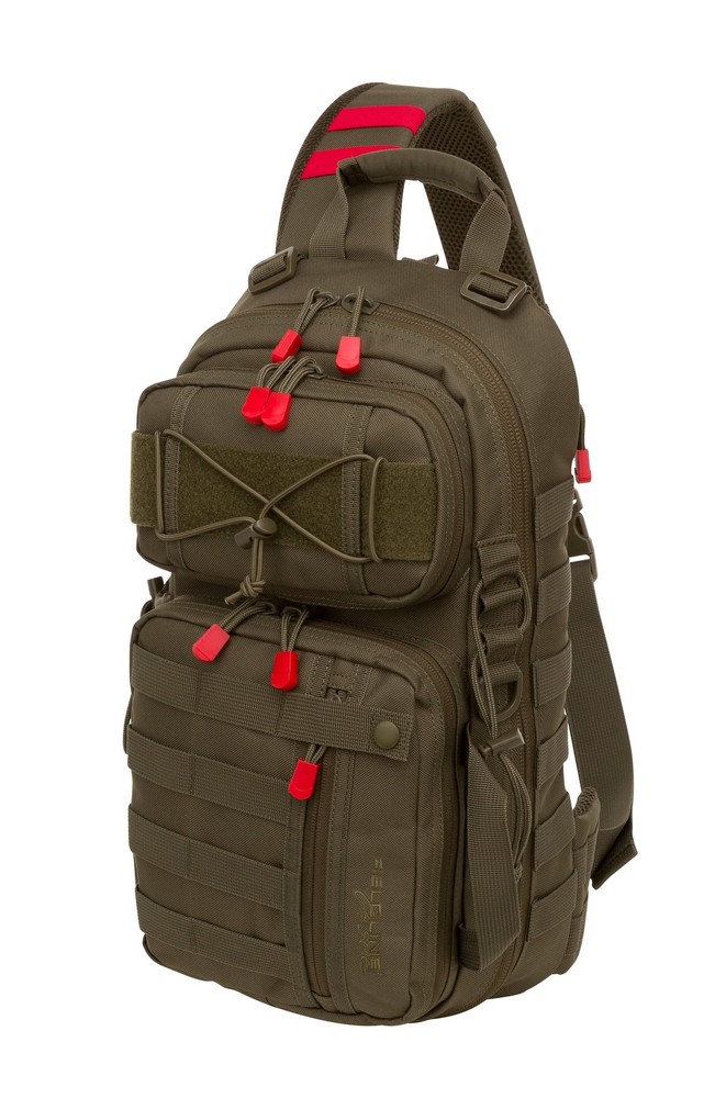 Fieldline Pro Roe Range Bag - Green Polyester, Soft Sling Case, Unisex