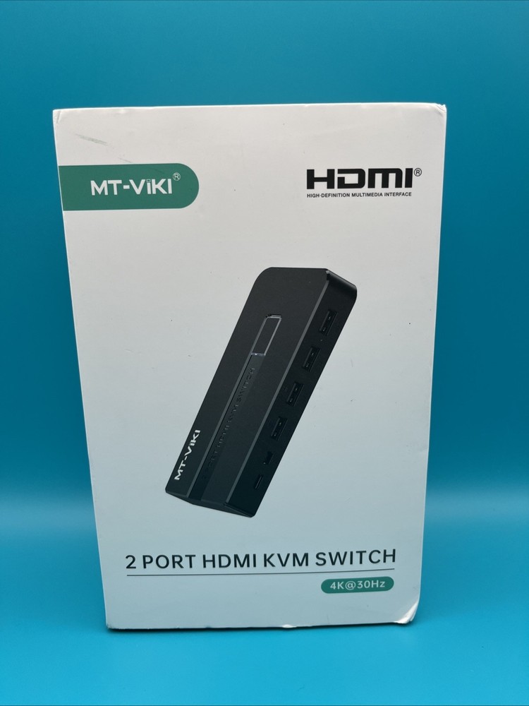 Switch HDMI 2 Port Boxes, 4K@30Hz USB