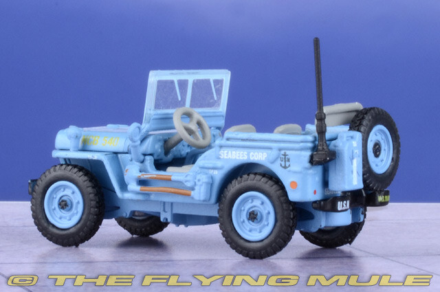 Oxford Diecast 1:76 Jeep USN Seebees