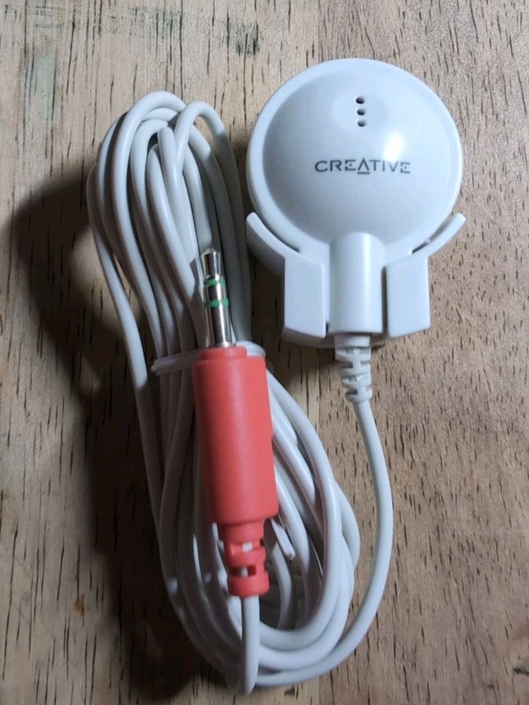 Genuine Creative Desktop PC Computer Microphone Laptop Stereo MIC w/Mount Holder
