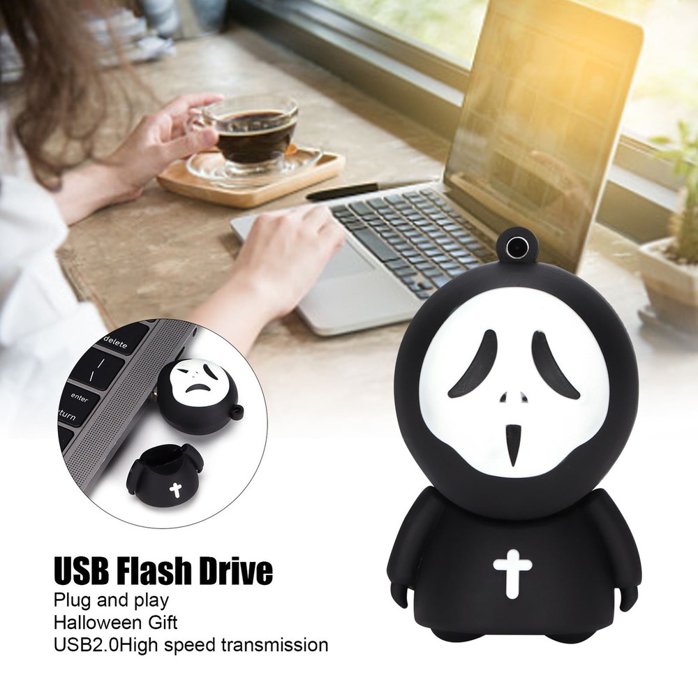 128GB USB Flash Drive Faceless Cartoon U Disk Drive Storage
