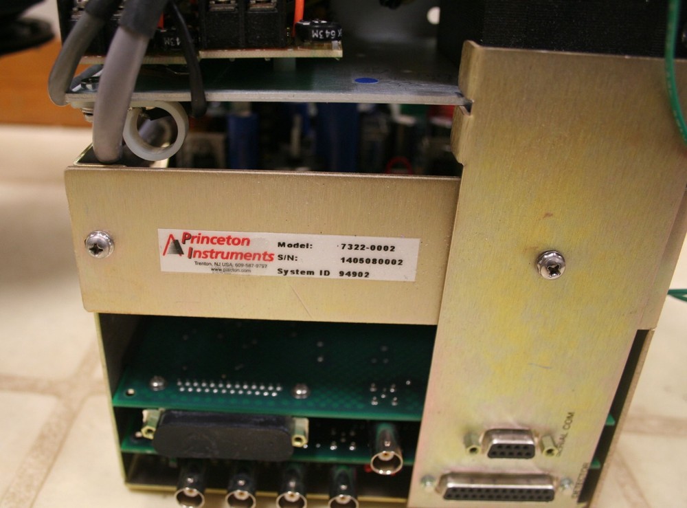 Princeton Instruments Camera 7380-0002 w/ Lens & power, controller box 7322-0002