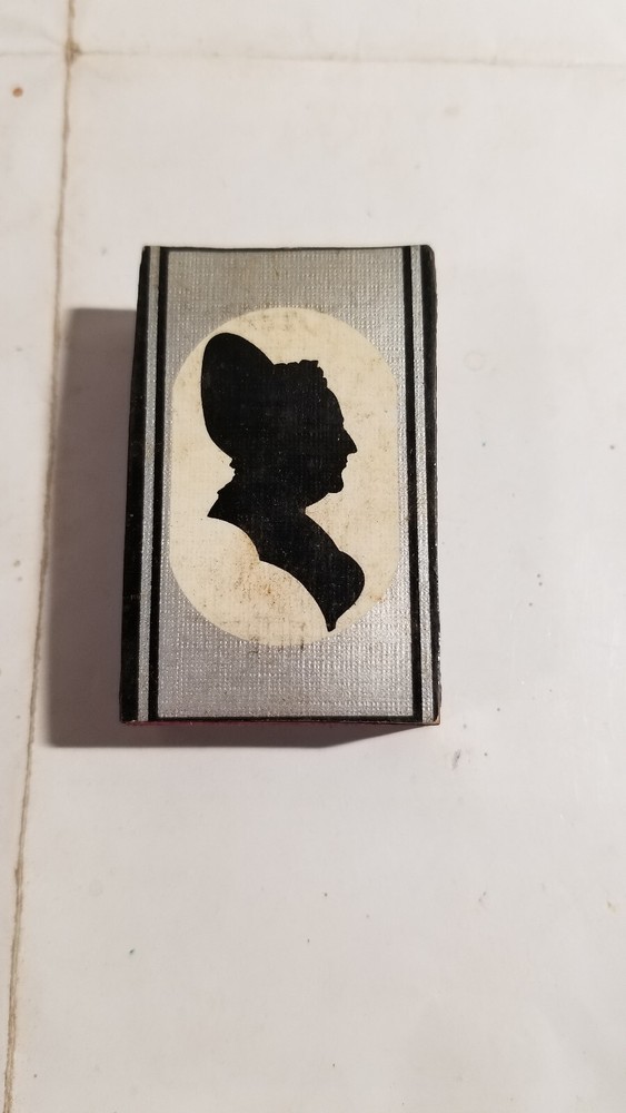 George Washington Art Deco Silhouette Custom Made Match Box