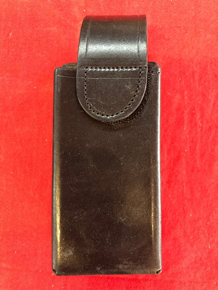 TEX SHOEMAKER Duty Belt Accessory - 100 40 SP - Black Leather w/ Loop & Hook