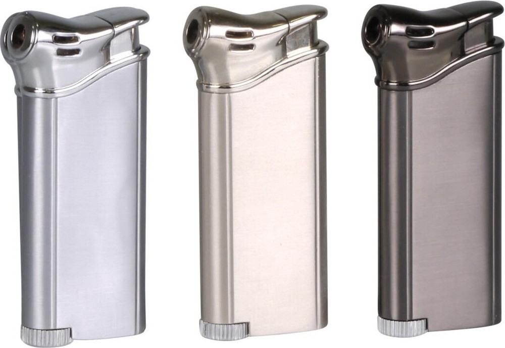 COOL PIPE LIGHTER "NICE" **NEW** / SILVER CHROME