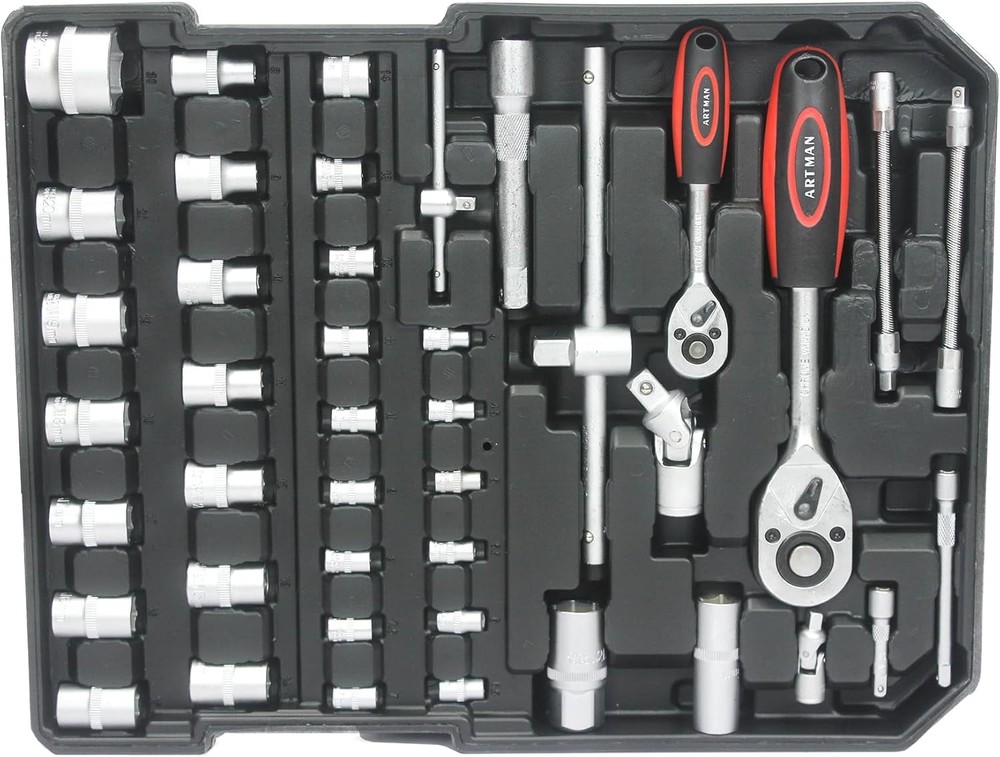 hardware toolbox storage box, containing 899 commonly used tool sets, w/ a pull
