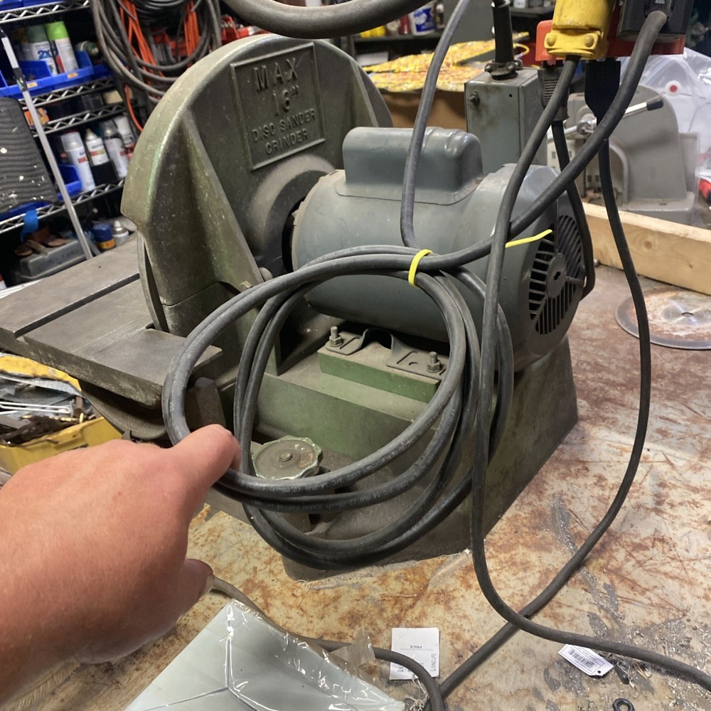 Benchtop 16" Max Disc Sander / Grinder 115v